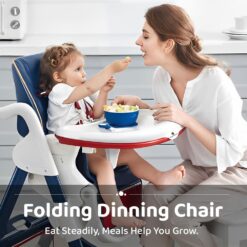 Foldable Baby High Chair Dinning Chair