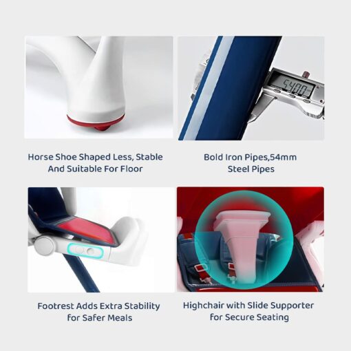 Baby High Chair with Safety Belt