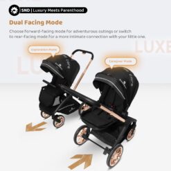Baby Pram with Dual Facing Mode