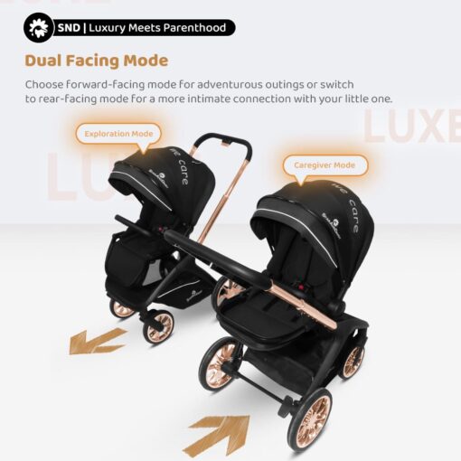 Baby Pram with Dual Facing Mode