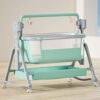 StarAndDaisy Automatic Baby Cradle Swing Cot for Baby/Infants with Remote Control, Baby Bedside Cradle Crib, Bluetooth and Music (Green - EC4)