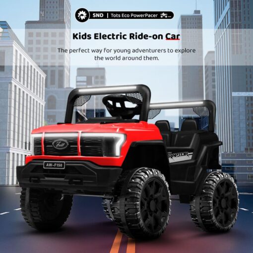 StarAndDaisy Battery Operated Ford Kids Jeep With Remote Control, Manual Control, LED Lights and Music System - 9111-ed - Image 2