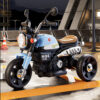 StarAndDaisy 3 Wheel Electric Mini Motor Bike Without Back Support, Horn & Bluetooth Music - NGK Blue