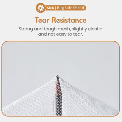 StarAndDaisy Mosquito Net for Baby Bed Crib Bed with Adjustable Stand, Bug Net for Crib Cot with 360 Degree Rotational & Universal Fit -White - Image 6